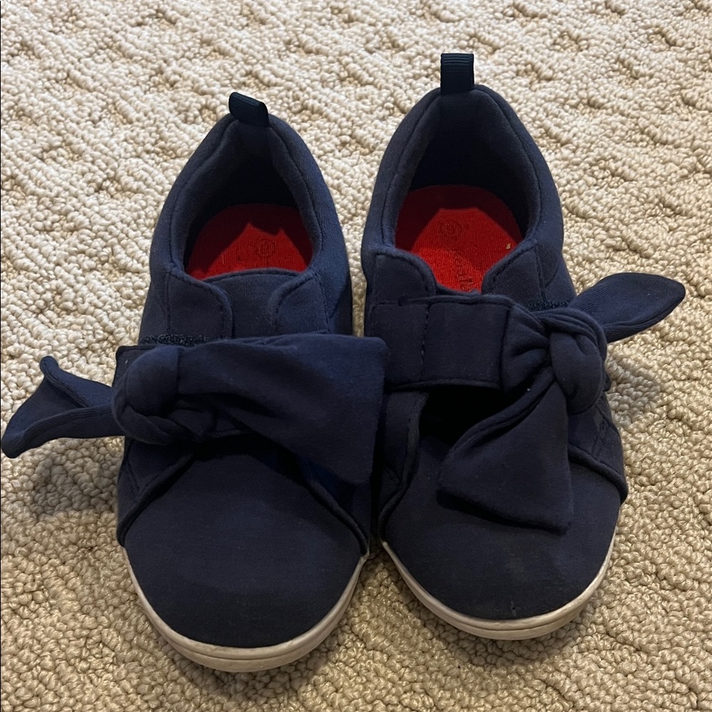 Koala Kids Navy Sneakers with Bow